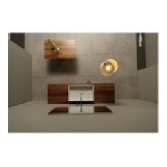 CHARME lavabo d'appoggio finitura bianco lucido