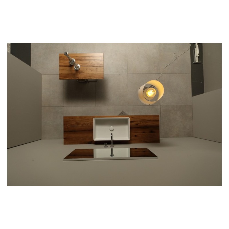 CHARME lavabo d'appoggio finitura bianco lucido