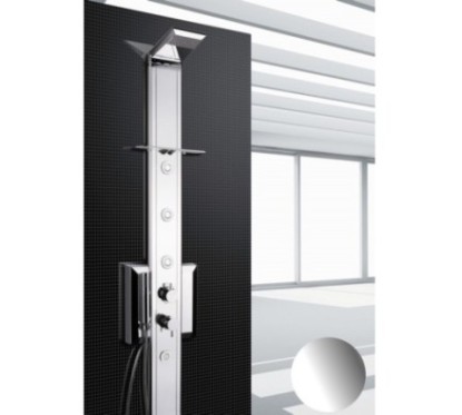 PRISMA pannello doccia termostatico 185 finitura cromo