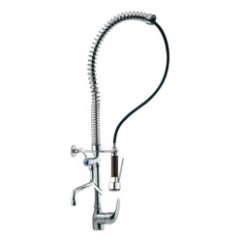 KITCHEN PROGRAM Mix cucina con doccia prelavaggio stoviglie e rubinetto finitura cromo