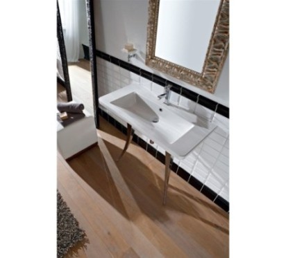 BUTTERFLY 90 lavabo da appoggio o sospeso