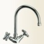 CLASSICI CUCINA Monoforo per lavello finitura cromo