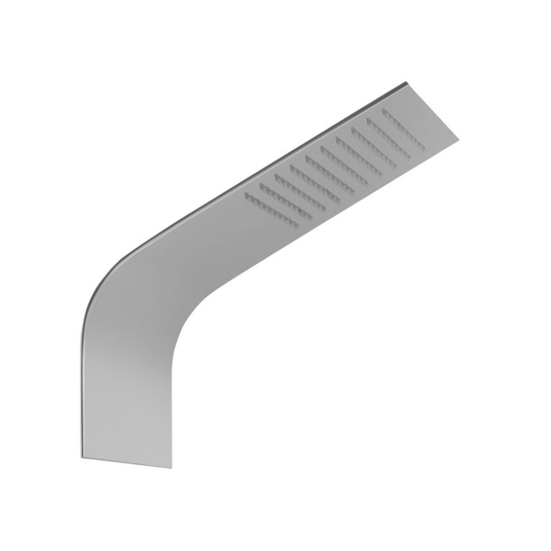 WELLNESS Soffione in acciaio slim a parete