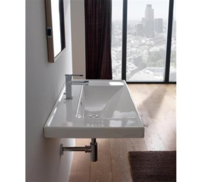 ML 90x47 lavabo da incasso o sospeso