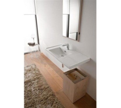ML 90x47 DX lavabo da incasso o sospeso