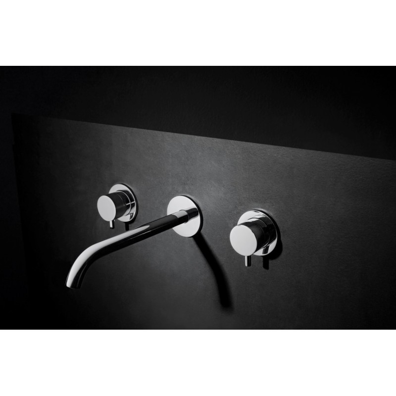 TONDì Gruppo lavabo ad incasso finitura cromo