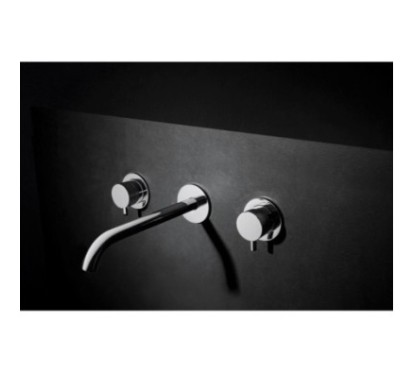 TONDì Gruppo lavabo ad incasso finitura cromo