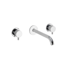 TONDì Gruppo lavabo ad incasso finitura cromo