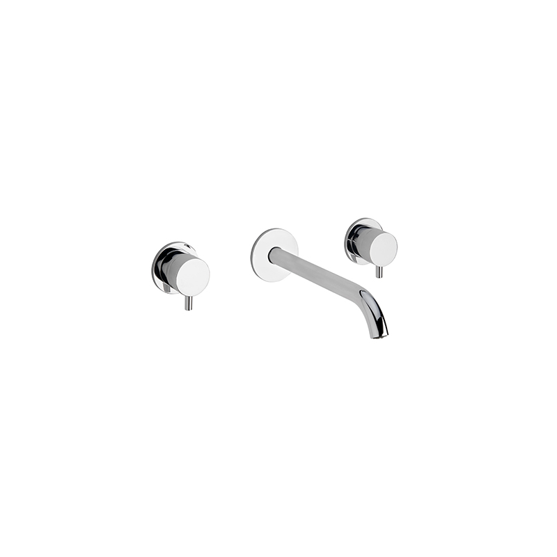 TONDì Gruppo lavabo ad incasso finitura cromo