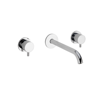 TONDì Gruppo lavabo ad incasso finitura cromo