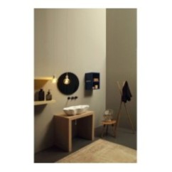 SEASTAR lavabo d'appoggio finitura bianco lucido