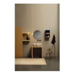 SEASTAR lavabo d'appoggio finitura bianco lucido