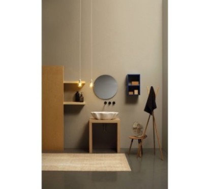 SEASTAR lavabo d'appoggio finitura bianco lucido