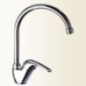 LINEA CUCINA Miscelatore per lavello con canna alta finitura cromo