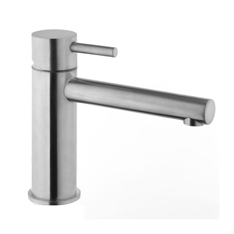 DMB Miscelatore lavabo inox 316L bocca cm.15 senza scarico finitura pvd rame