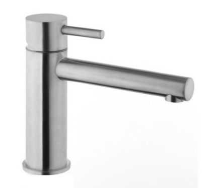 DMB Miscelatore lavabo inox 316L bocca cm.15 senza scarico finitura pvd oro