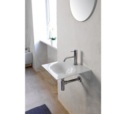 VEIL Lavabo sospeso 46 x 46 cm