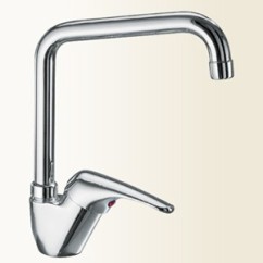 LINEA CUCINA Miscelatore per lavello con canna alta finitura cromo