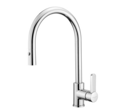 SALLY Monocomando lavello a ponte con doccetta estraibile finitura dorato