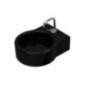 TURN lavabo d'appoggio finitura nero