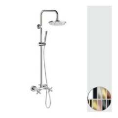 JAX Gruppo doccia esterno con colonna doccia finitura cromo