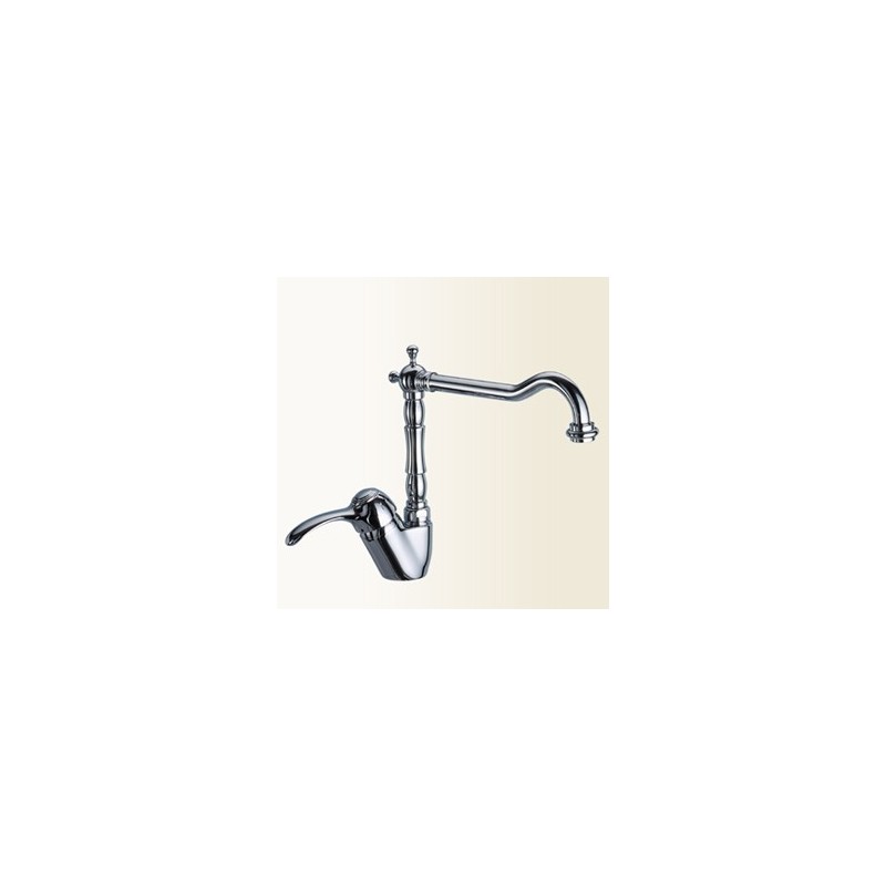 LINEA CUCINA Miscelatore per lavello con canna antica finitura cromo
