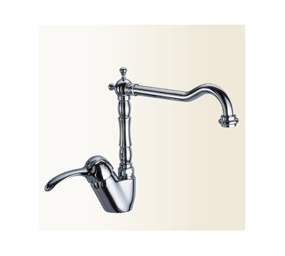 LINEA CUCINA Miscelatore per lavello con canna antica finitura cromo