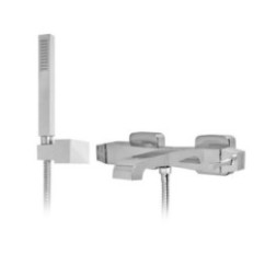 EOS Monocomando vasca esterno con kit doccia finitura cromo