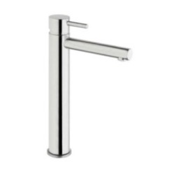 DMB Miscelatore lavabo alto per bacinella inox 316L senza scarico bocca cm. 15 finitura lucido