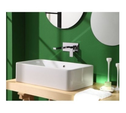 H-UNO Monocomando lavabo ad incasso finitura cromo