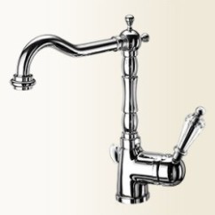 NEW VINTAGE miscelatore per lavabo con canna alta finitura oro