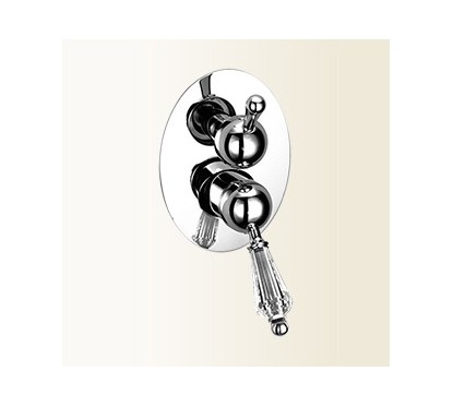 NEW VINTAGE miscelatore per doccia incasso con deviatore a 3 uscite finitura oro