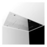 RECTANGULAR Soffione ad incasso rettangolare 500x400 getto pioggia in acciaio inox finitura super mirror