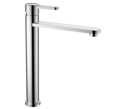 SALLY Monocomando lavabo alto con piletta click-clack finitura dorato