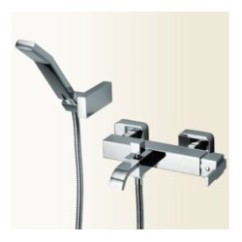 KLIP miscelatore monocomando vasca esterno finitura nickel spazzolato