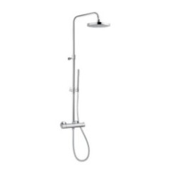 Colonna doccia con miscelatore termostatico finitura cromo