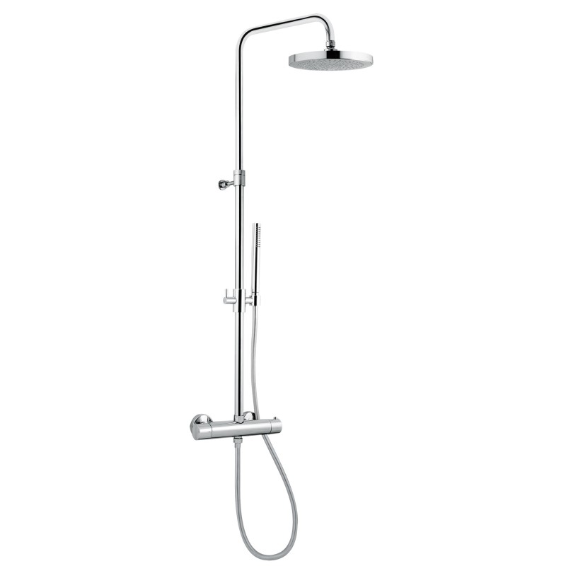 Colonna doccia con miscelatore termostatico finitura cromo