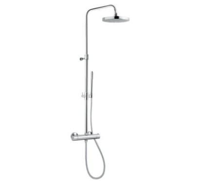 Colonna doccia con miscelatore termostatico finitura cromo