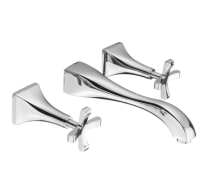 CHIC7CENTO Batteria lavabo ad incasso finitura cromo