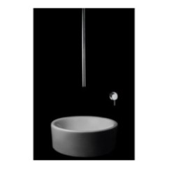 TONDì Monocomando lavabo da soffitto finitura cromo