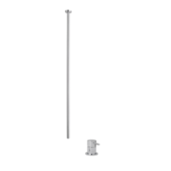 TONDì Monocomando lavabo da soffitto finitura cromo