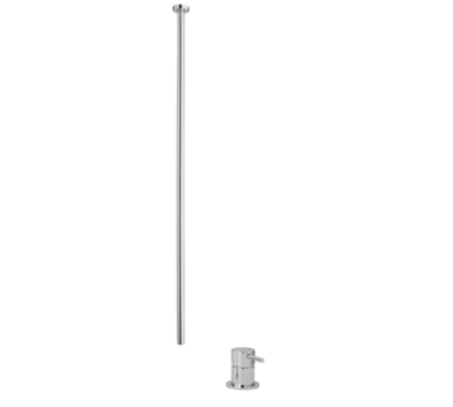 TONDì Monocomando lavabo da soffitto finitura cromo