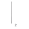 TONDì Monocomando lavabo da soffitto finitura cromo