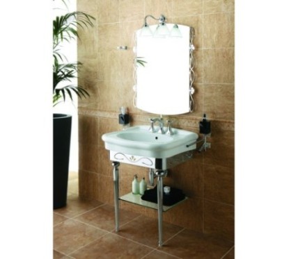 CHIC7CENTO Batteria lavabo scarico 1”1/4 finitura cromo