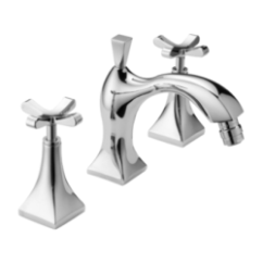 CHIC7CENTO Batteria bidet con bocca scarico 1”1/4 finitura cromo