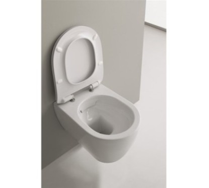 MOON CLEAN FLUSH wc vaso sospeso + coprivaso soft close