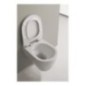 MOON CLEAN FLUSH wc vaso sospeso + coprivaso soft close