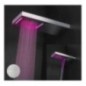 BAGNO ITALIANO IRIS WATER FALL soffione doccia rettangolare  - pioggia - cascata -cromoterapia - finitura satinato