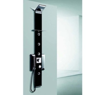 PRISMA CROMOTERAPIA pannello doccia termostatico 140 con cromoterapia finitura nero