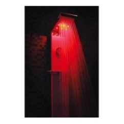 PRISMA CROMOTERAPIA pannello doccia termostatico 140 con cromoterapia finitura nero